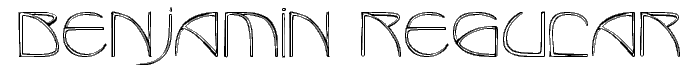 Benjamin Regular font